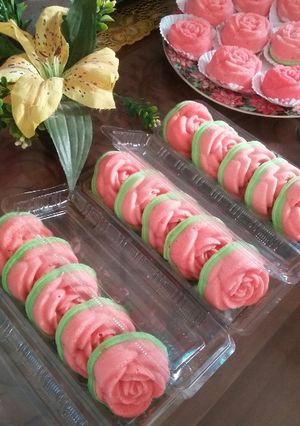 Foto resep Bolu mawar kukus