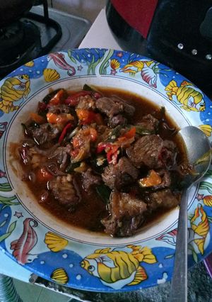 Foto resep Oseng mercon ala Embun