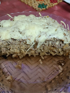 Una foto de Pastel de carne y arroz