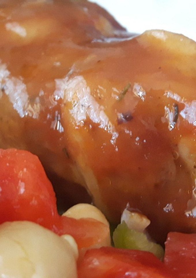 Una foto de Costillas de cerdo agridulce