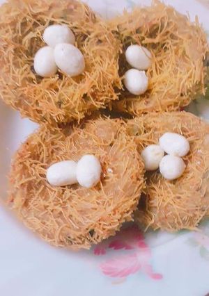 A picture of Birds  nest #Ifraari with huma #cookpadRamazan.