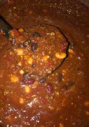 A picture of 30 minute one pot chili.