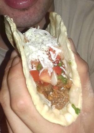 Una foto de Tacos de carne