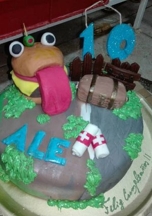 Una foto de Torta fortnite