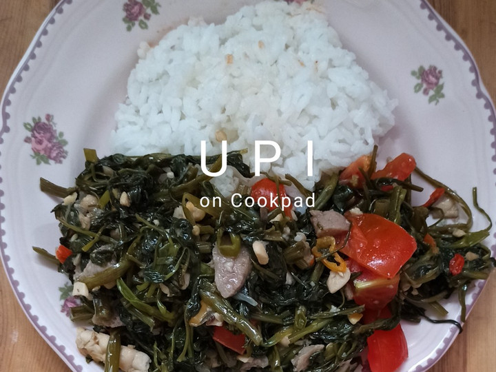 Resep 34. Cah Kangkung Terasi Anti Gagal