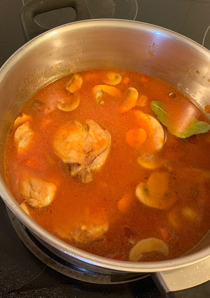 Una foto de Solomillo de cerdo en salsa