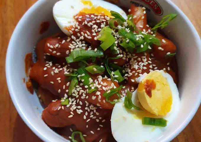 Resep Tteokbokki saus gochujang oleh Dapur Olive - Cookpad