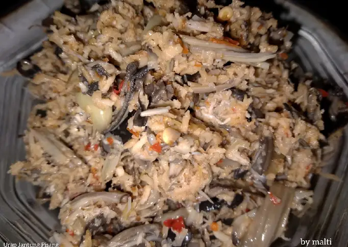 Bagaimana Menyiapkan Urap Sayur (Jantung Pisang) Anti Gagal