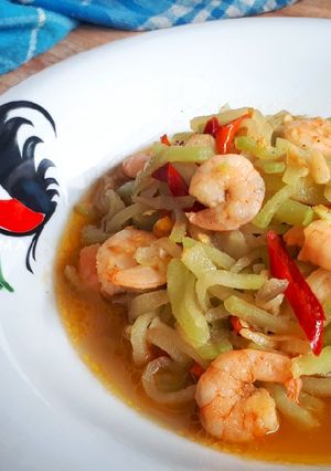 Foto resep Tumis Labu Siam Udang