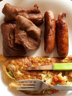 A picture of Breakfast of a champion.
