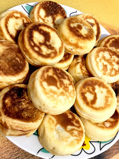 Una foto de Popcake pancakes - rellenos de chocolate