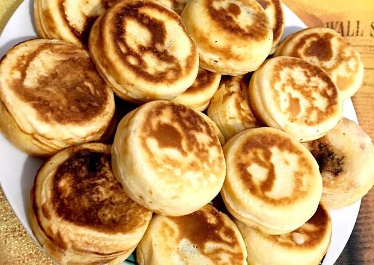 Popcake pancakes - rellenos de chocolate