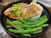 A picture of french beans pesto