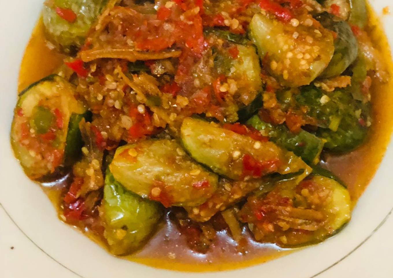 Sambal terong hijau