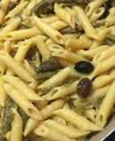 Pasta con hummus di ceci