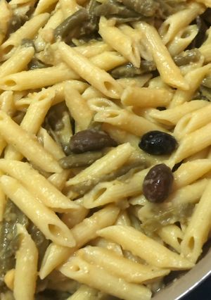 Foto di Pasta con hummus di ceci