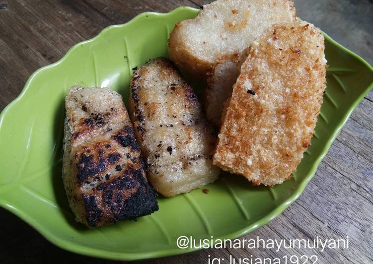 Bagaimana Menyiapkan Jadah bakar vs goreng, Sempurna