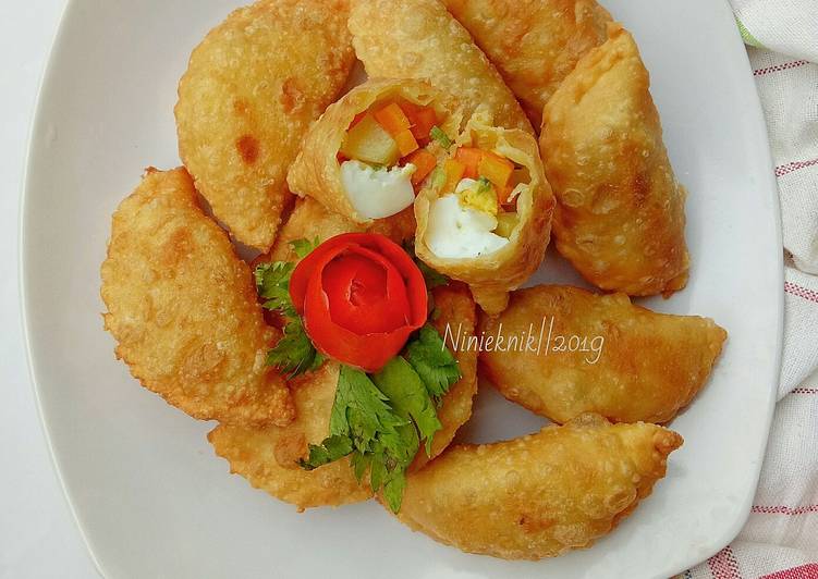 Cara Gampang Menyiapkan Pastel Goreng #5resepterbaruku yang Bisa Manjain Lidah