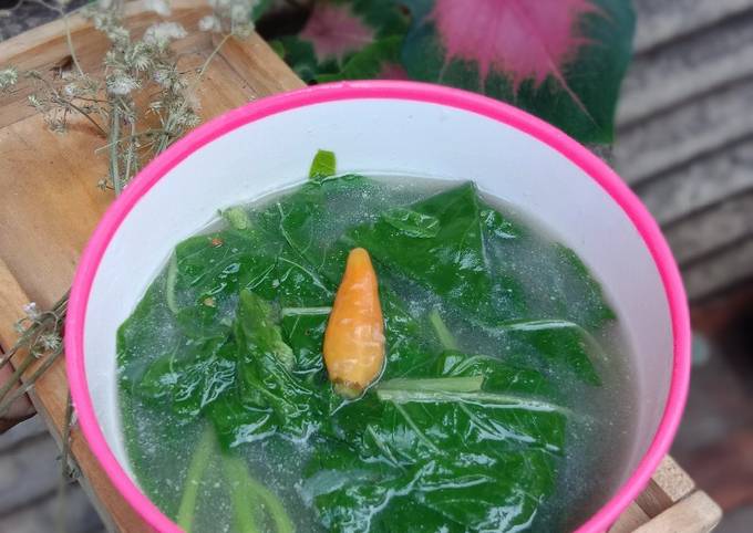 Sayur Bobor Bayam