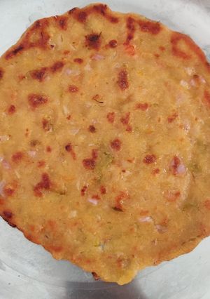A picture of Rava tomato paratha.