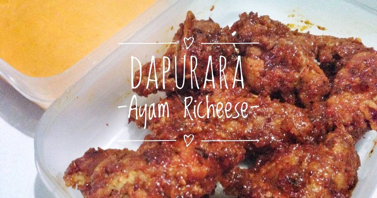 Resep Ayam  Richeese Pedas Saus  Keju oleh DAPURARA Cookpad