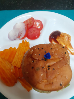 A picture of Ultimate Diabetic Friendly Sour Dough Burger.
