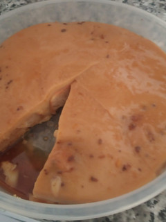 Una foto de Tarta de magdalenas y flan
