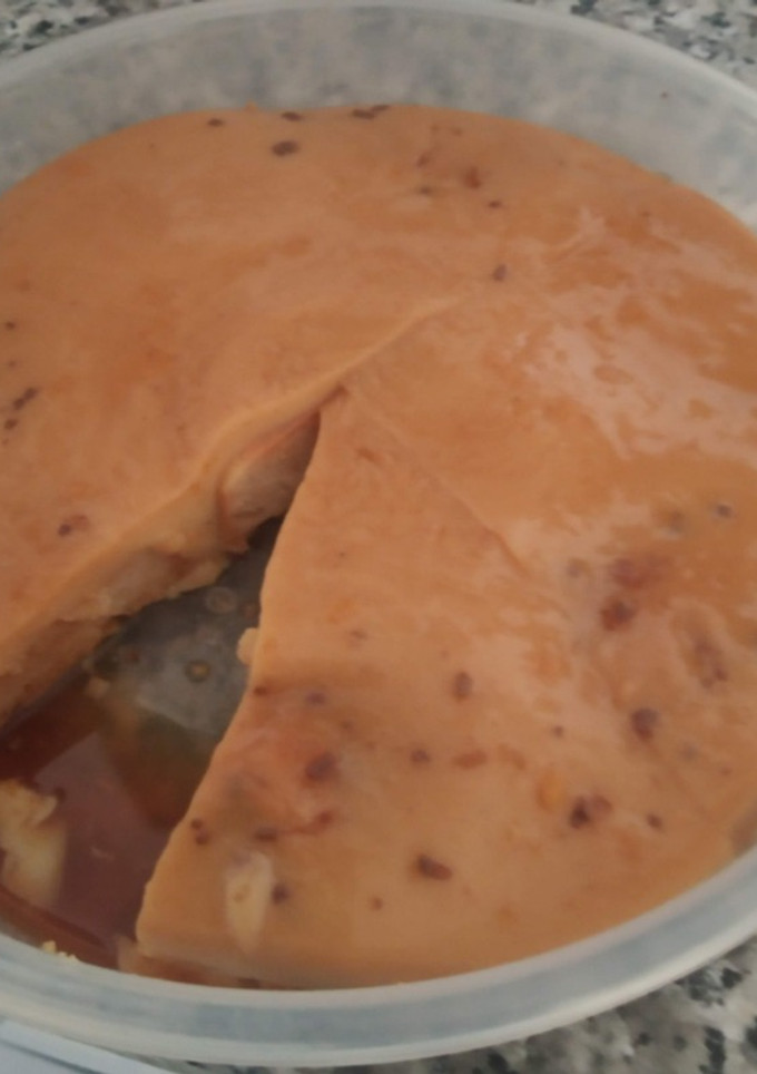 Una foto de Tarta de magdalenas y flan