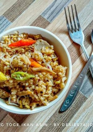 Foto resep Nasgor Tauge Ikan Asin