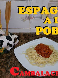 Una foto de Espaguetis a lo pobre