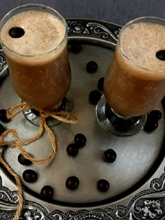 عکسی از دستور اسموتی قهوه و موز