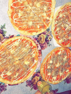صورة لوصفة بيتزا