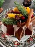 Christmas cake al vin brulè