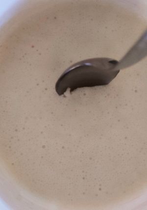 Una foto de Helado de yogurt y limón