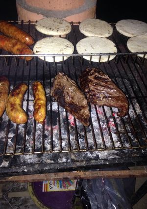 Una foto de Solomito asado al carbón