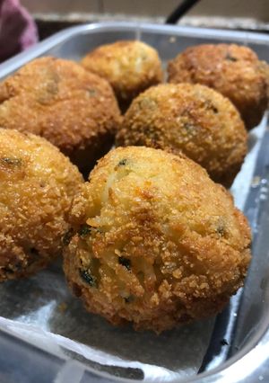 Una foto de Croquetas de arroz