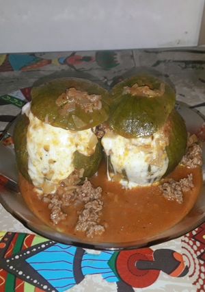Una foto de Zapallitos rellenos