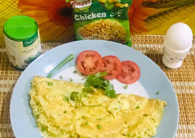 Recipe of Super Quick Homemade Egg stuffed noodles