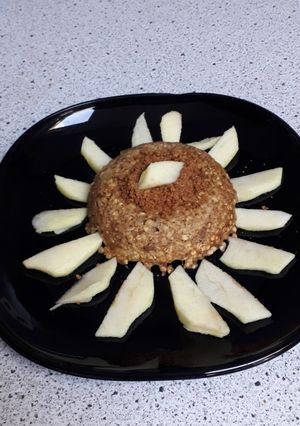 Une photo de Bowlcake, pomme et speculoos