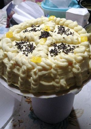 Una foto de Torta panqueque naranja