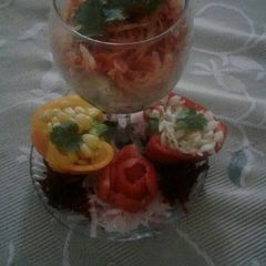 A picture of Hung curd salad.