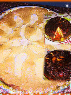 Una foto de Exquisita torta de manzana 🍎 Invertida!😋🤗