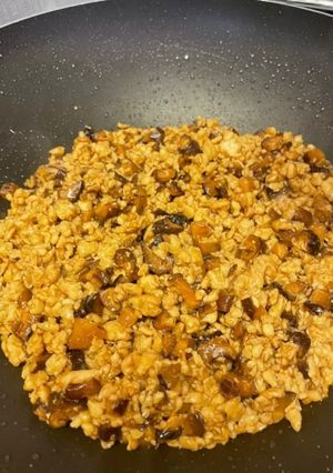 Foto resep Tumis ayam cincang jamur (topping mie ayam atau nasi tim)