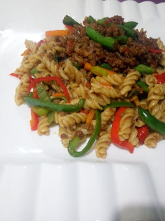 A picture of Macaroni Bolognaise.