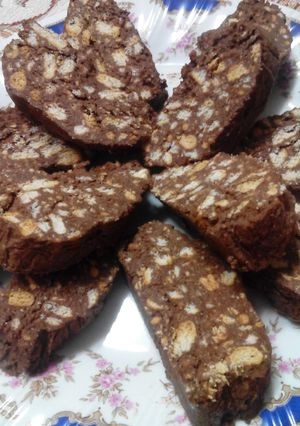 عکسی از دستور بیسکوییت سرد
