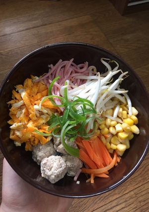 Hình của món Bún thập cẩm.