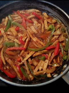 Una foto de Relleno de pollo para fajitas!!