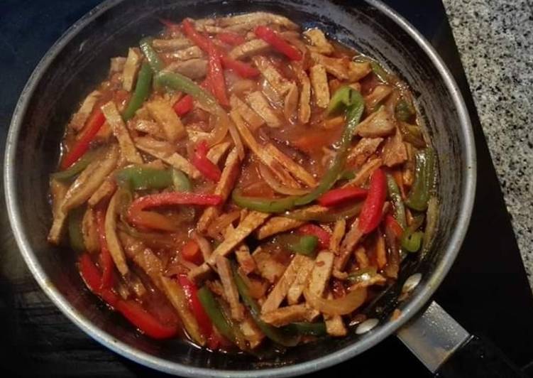 Relleno de pollo para fajitas!!