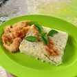 Udang Crispy dengan Nasi Daun Jeruk