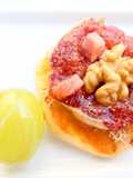 Aperitivo de higos y nueces